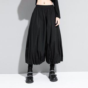 [EAM] High Elastic Waist Black